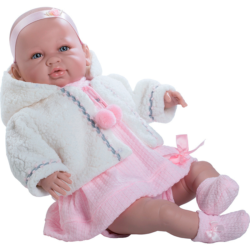 Lalka hiszpańska bobas dziewczynka 52 cm Lalka hiszpańska bobas dziewczynka 52 cm
