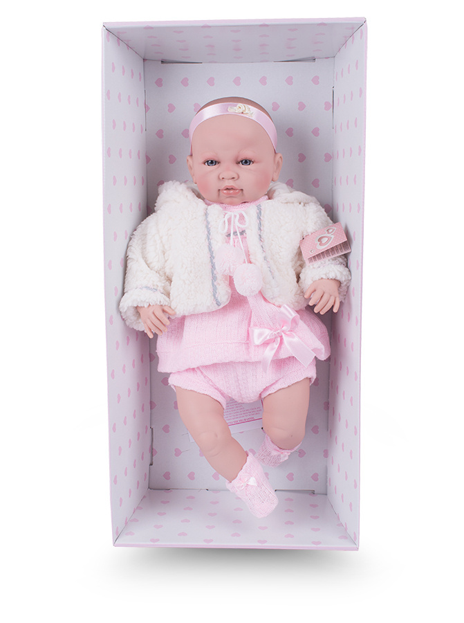 Lalka hiszpańska bobas dziewczynka 52 cm Lalka hiszpańska bobas dziewczynka 52 cm