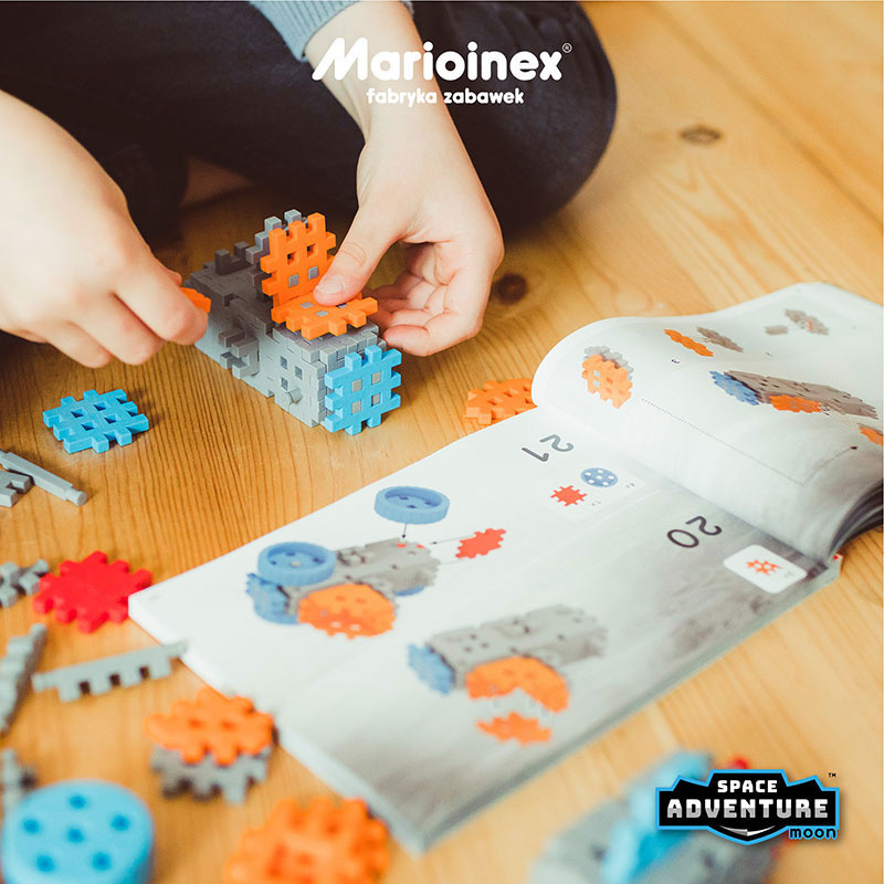 Mini Wafle City Baza kosmiczna 618 el. Klocki konstrukcyjne | Marioinex MX Mini Wafle City Baza kosmiczna 618 el. Klocki konstrukcyjne | Marioinex MX