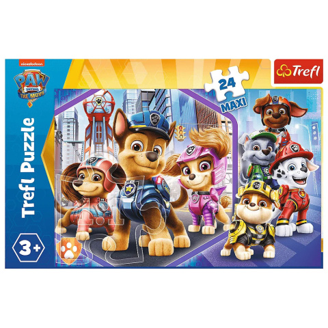 Trefl Puzzle 24 el. MAXI | Psi Patrol Bohaterowie na Straży , puzzle z motywem bajkowym Trefl Puzzle 24 el. MAXI | Psi Patrol Bohaterowie na Straży , puzzle z motywem bajkowym