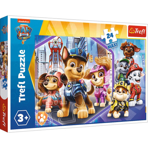 Trefl Puzzle 24 el. MAXI | Psi Patrol Bohaterowie na Straży , puzzle z motywem bajkowym Trefl Puzzle 24 el. MAXI | Psi Patrol Bohaterowie na Straży , puzzle z motywem bajkowym
