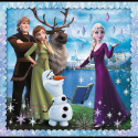 Trefl Puzzle 3w1 | Magiczna Opowieść Anny i Elsy, puzzle z motywem bajki Kraina Lodu Frozen