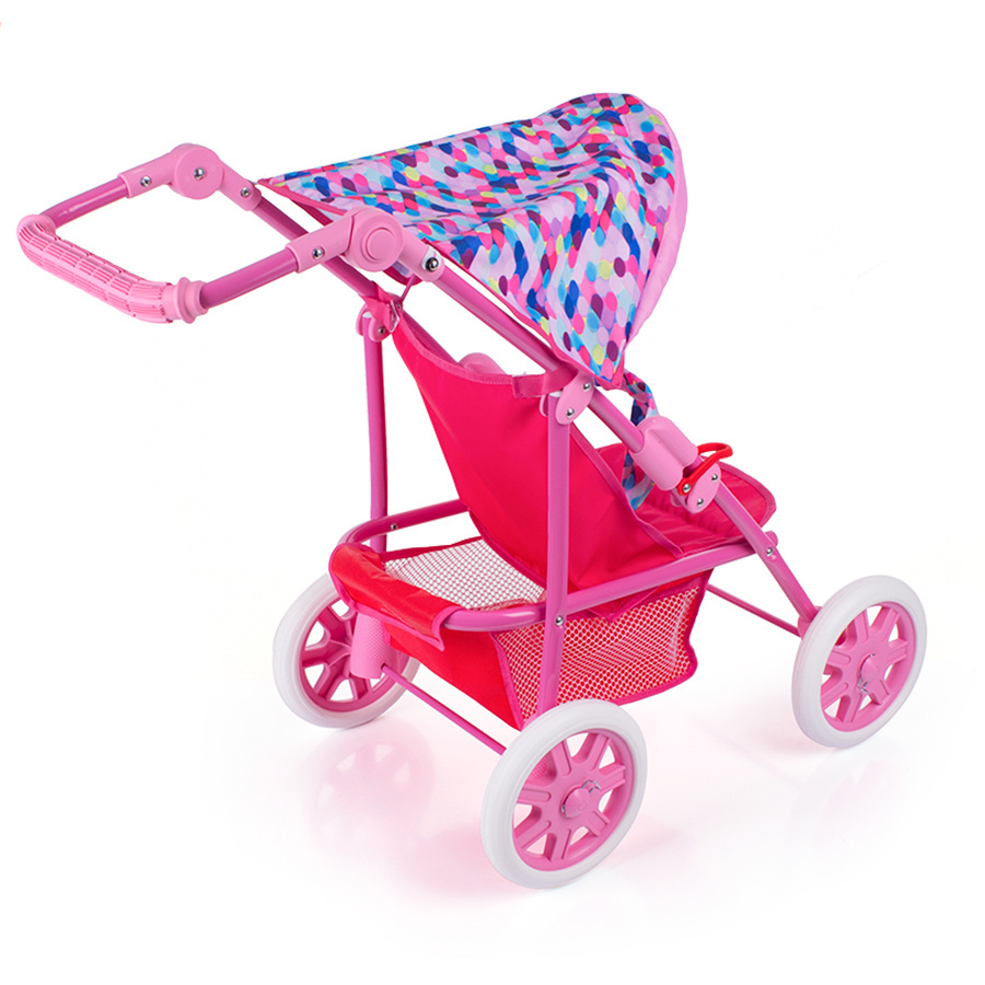 Wózek dla lalki z regulowaną wysokością rączki spacerówka