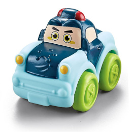Autko gumowe dla dziecka z napędem - Pierwszy samochodzik zabawka od 18 m-ca życia