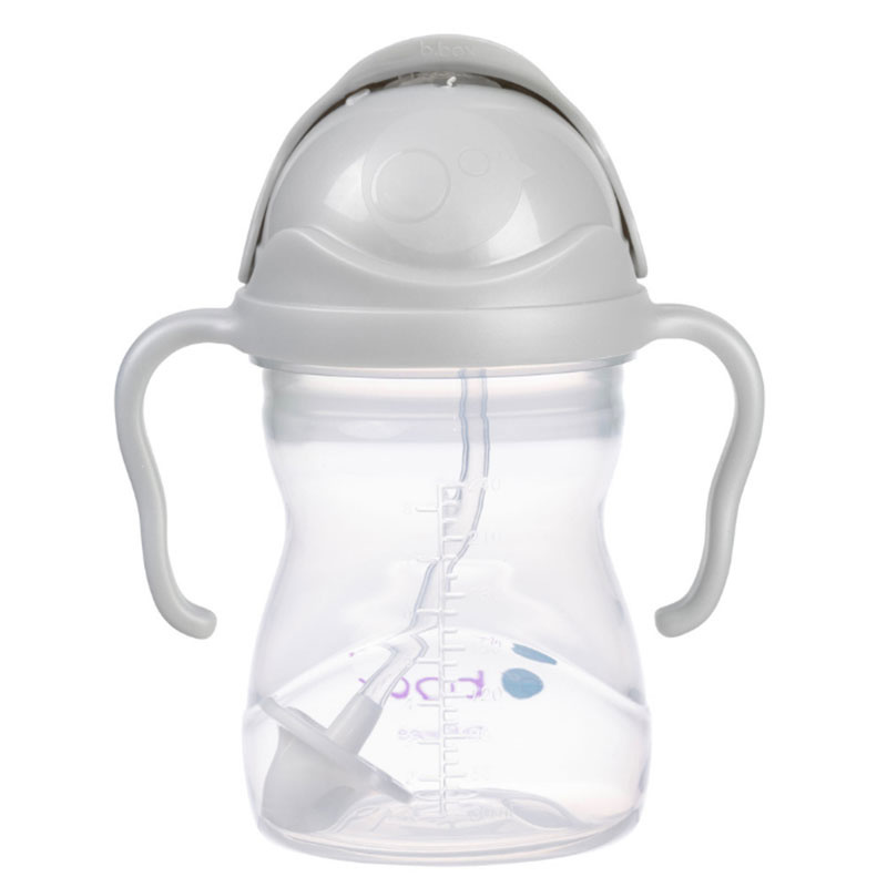 B.Box Innowacyjny Bidon z obciążoną słomką 240 ml dla dzieci, BBOX- Szary B.Box Innowacyjny Bidon z obciążoną słomką 240 ml dla dzieci, BBOX- Szary