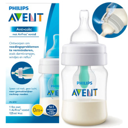 Butelka antykolkowa Anti-Colic Philips AVENT 125 ml smoczek 0m+ zaworek antykolkowy