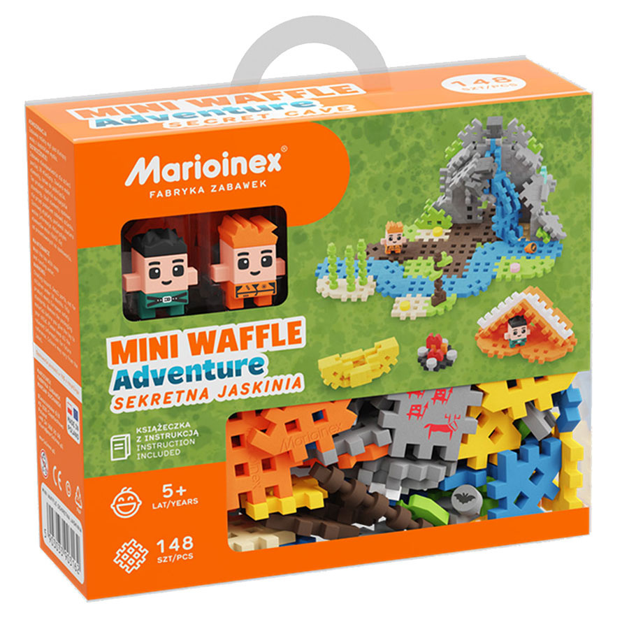 Klocki Mini Wafle ADVENTURE Sekretna Jaskinia- klocki dla dzieci 148 el. Marioinex nowość 2022 Klocki Mini Wafle ADVENTURE Sekretna Jaskinia- klocki dla dzieci 148 el. Marioinex nowość 2022