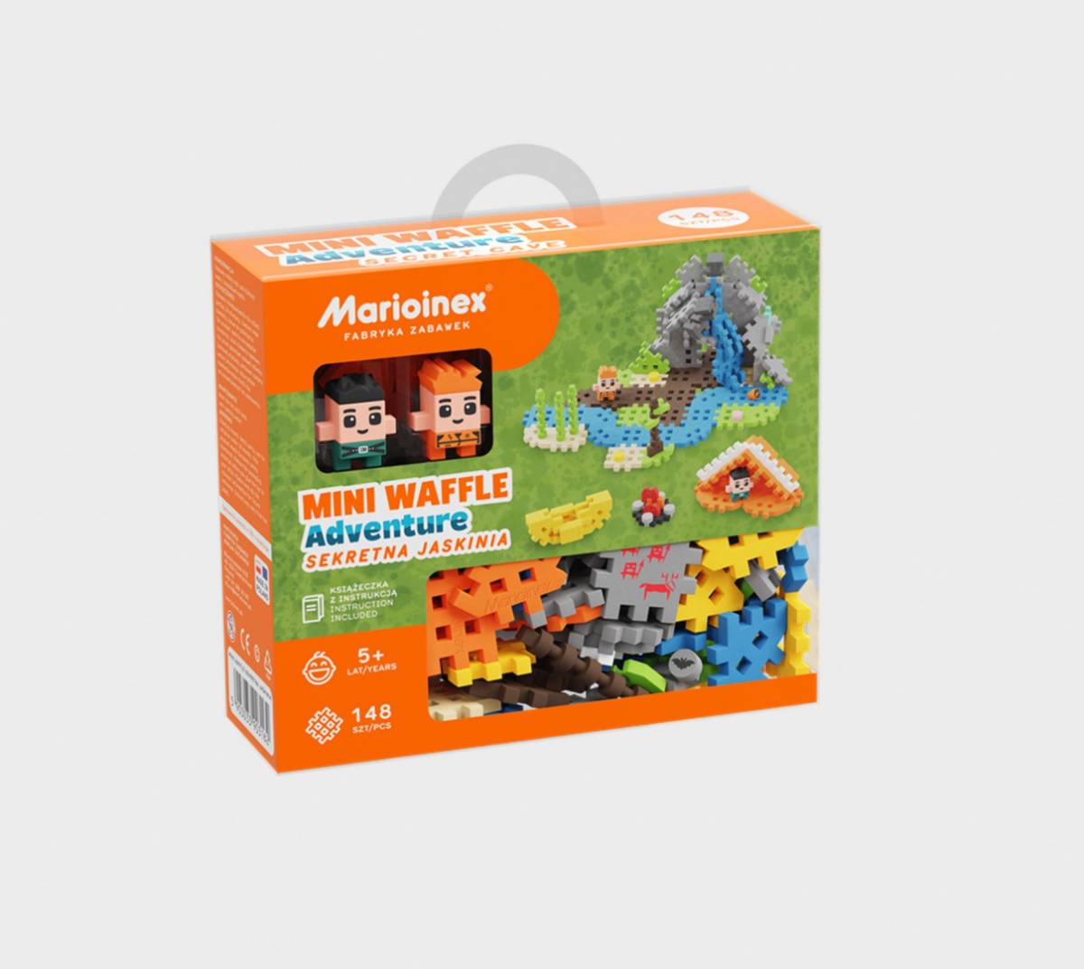 Klocki Mini Wafle ADVENTURE Sekretna Jaskinia - klocki dla dzieci 148 el. Marioinex nowość 2022 Klocki Mini Wafle ADVENTURE Sekretna Jaskinia - klocki dla dzieci 148 el. Marioinex nowość 2022