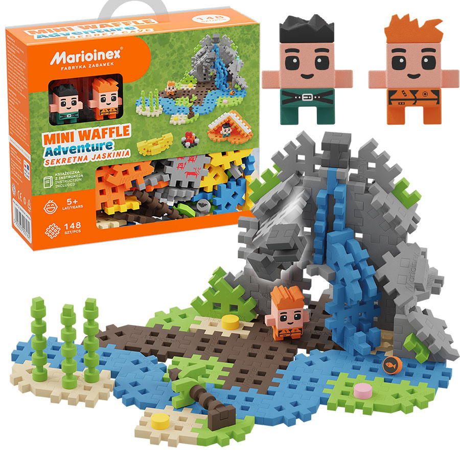 Klocki Mini Wafle ADVENTURE Sekretna Jaskinia- klocki dla dzieci 148 el. Marioinex nowość 2022 Klocki Mini Wafle ADVENTURE Sekretna Jaskinia- klocki dla dzieci 148 el. Marioinex nowość 2022