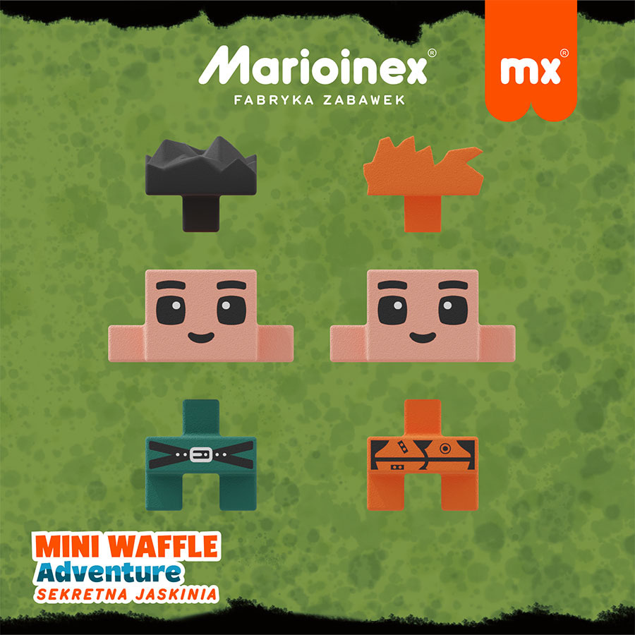 Klocki Mini Wafle ADVENTURE Sekretna Jaskinia- klocki dla dzieci 148 el. Marioinex nowość 2022 Klocki Mini Wafle ADVENTURE Sekretna Jaskinia- klocki dla dzieci 148 el. Marioinex nowość 2022
