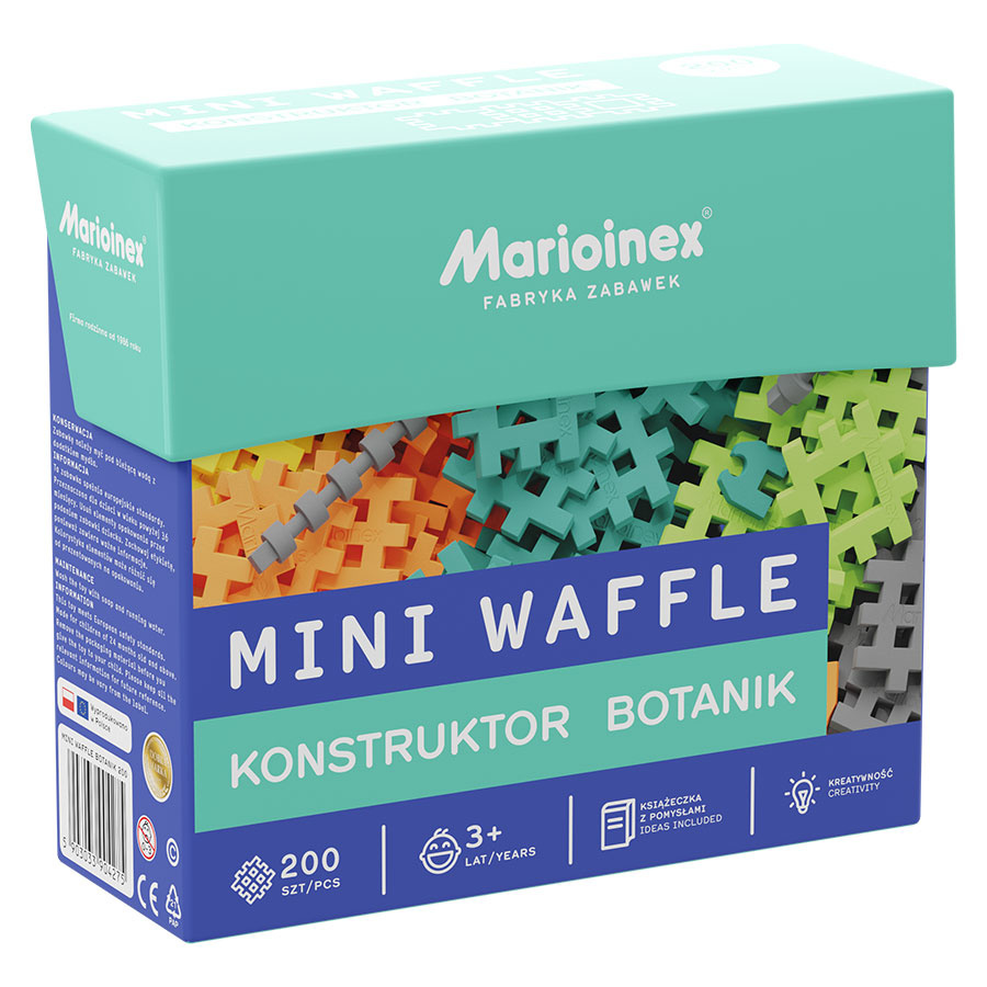 Klocki Mini Wafle Konstruktor BOTANIK - klocki dla dzieci 200 el. Marioinex nowość 2022 Klocki Mini Wafle Konstruktor BOTANIK - klocki dla dzieci 200 el. Marioinex nowość 2022