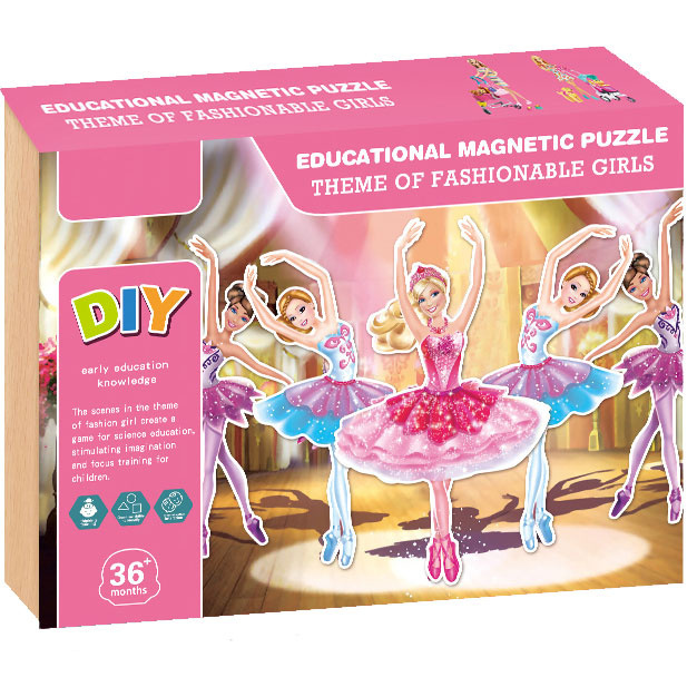 Tablica 2w1 magnetyczna, drewniana - zestaw edukacyjny z puzzlami magnetycznymi, pisak w zestawie Moda Ksiązniczki Tablica 2w1 magnetyczna, drewniana - zestaw edukacyjny z puzzlami magnetycznymi, pisak w zestawie Moda Ksiązniczki