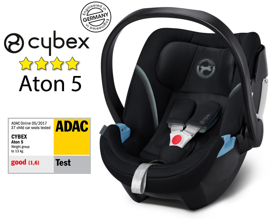 Aton 5 Cybex - Bezpieczny fotelik od narodzin Aton 5 Cybex - Bezpieczny fotelik od narodzin