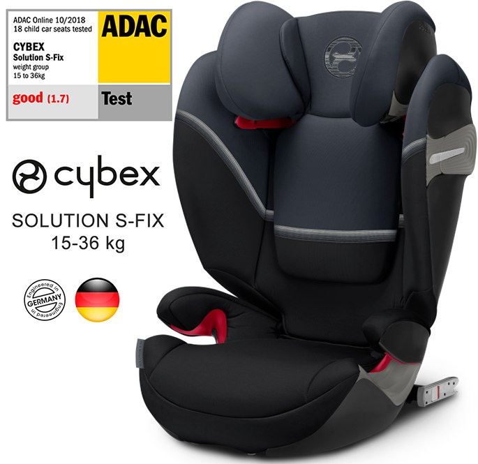 Bezpieczny fotelik 15-36 kg od 3 lat Cybex Solution S-Fix Bezpieczny fotelik 15-36 kg od 3 lat Cybex Solution S-Fix