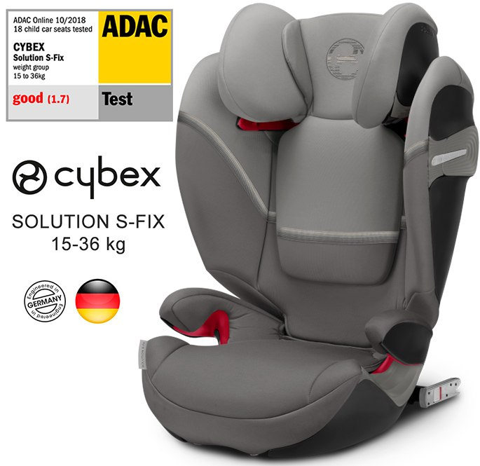 Bezpieczny fotelik 15-36 kg od 3 lat Cybex Solution S-Fix