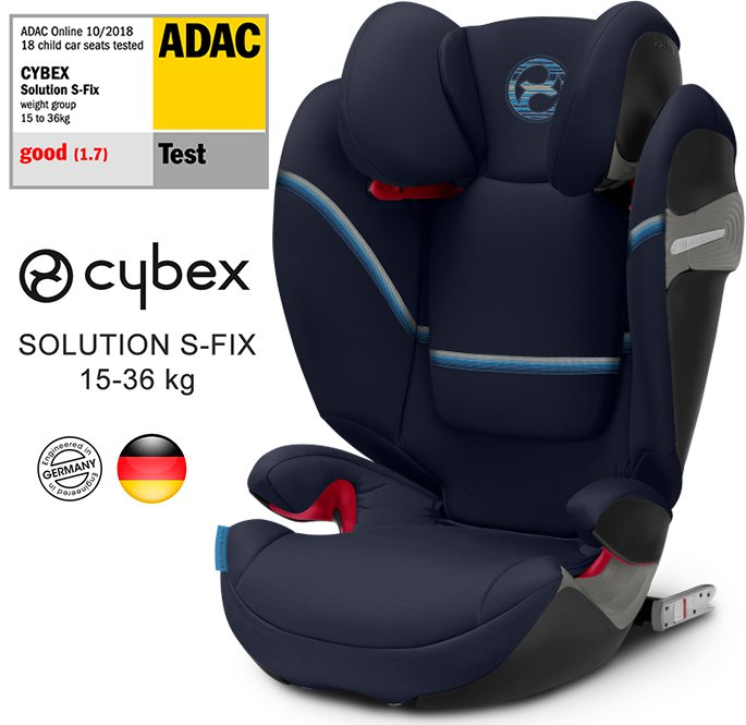Bezpieczny fotelik 15-36 kg od 3 lat Cybex Solution S-Fix Bezpieczny fotelik 15-36 kg od 3 lat Cybex Solution S-Fix