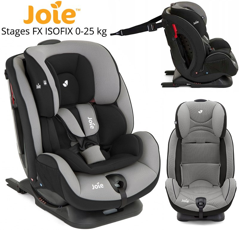 Fotelik samochodowy Stages FX ISOFIX Slate Joie 0-25 kg Fotelik samochodowy Stages FX ISOFIX Slate Joie 0-25 kg