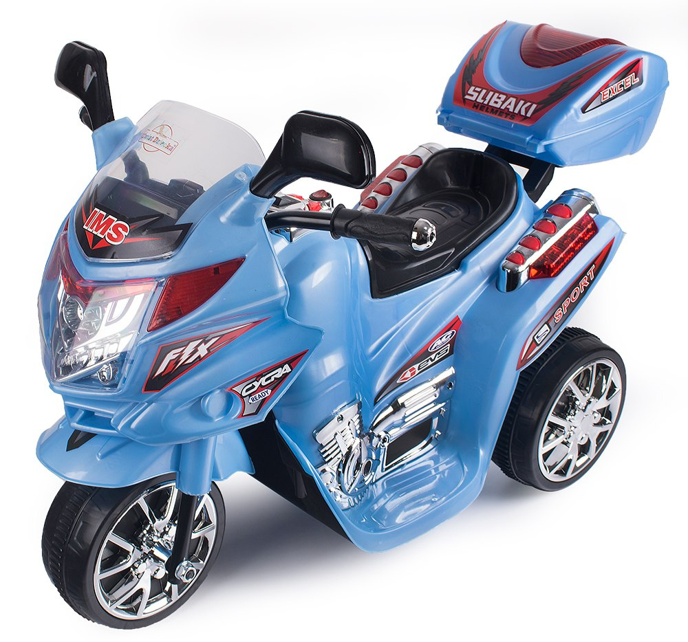 Motor skuter na akumulator dla dzieci niebieski Motor skuter na akumulator dla dzieci niebieski