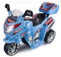 Motor skuter na akumulator dla dzieci niebieski