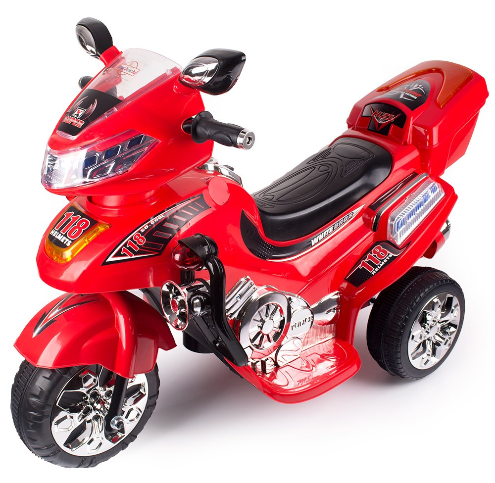 Motor dla dzieci na akumulator, trójkołowy czerwony Motor dla dzieci na akumulator, trójkołowy czerwony