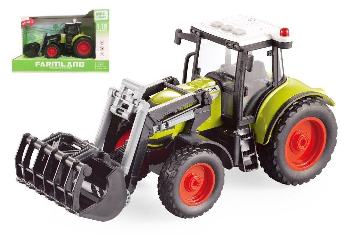 Traktor z turem, podnośnik do drzewa - zabawka Traktor z turem, podnośnik do drzewa - zabawka