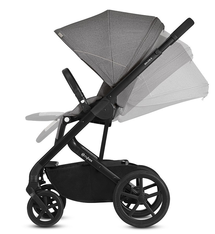 Regulacja oparcia i podnóżka Cybex Balios S Regulacja oparcia i podnóżka Cybex Balios S