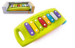 Cymbałki kolorowe, edukacyjna zabawka dla maluszka