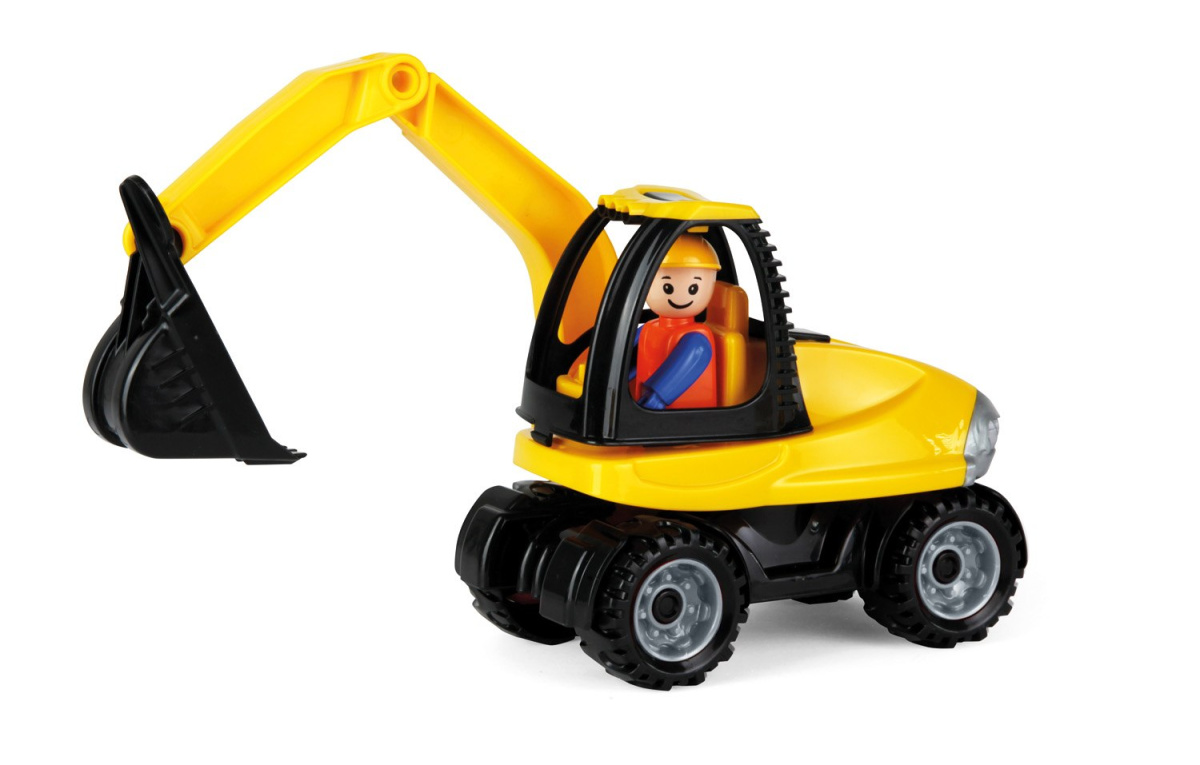 Koparka LENA z figurką kierowcy 17 cm Koparka LENA z figurką kierowcy 17 cm