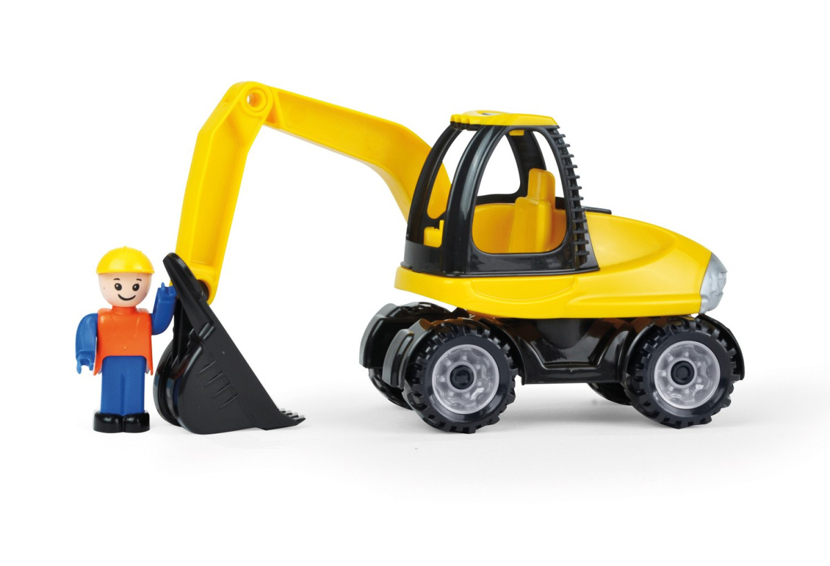 Koparka LENA z figurką kierowcy 17 cm Koparka LENA z figurką kierowcy 17 cm