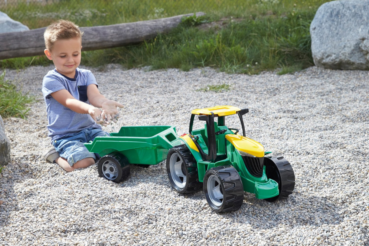 lena traktor z przyczepą lena traktor z przyczepą