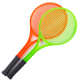 Paletki rakietki do badmintona zestaw z piłeczką i lotką