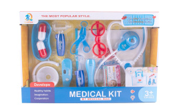 Zestaw małego lekarza na baterie z torbą na akcesoria duży zestaw lekarski dla dziecka