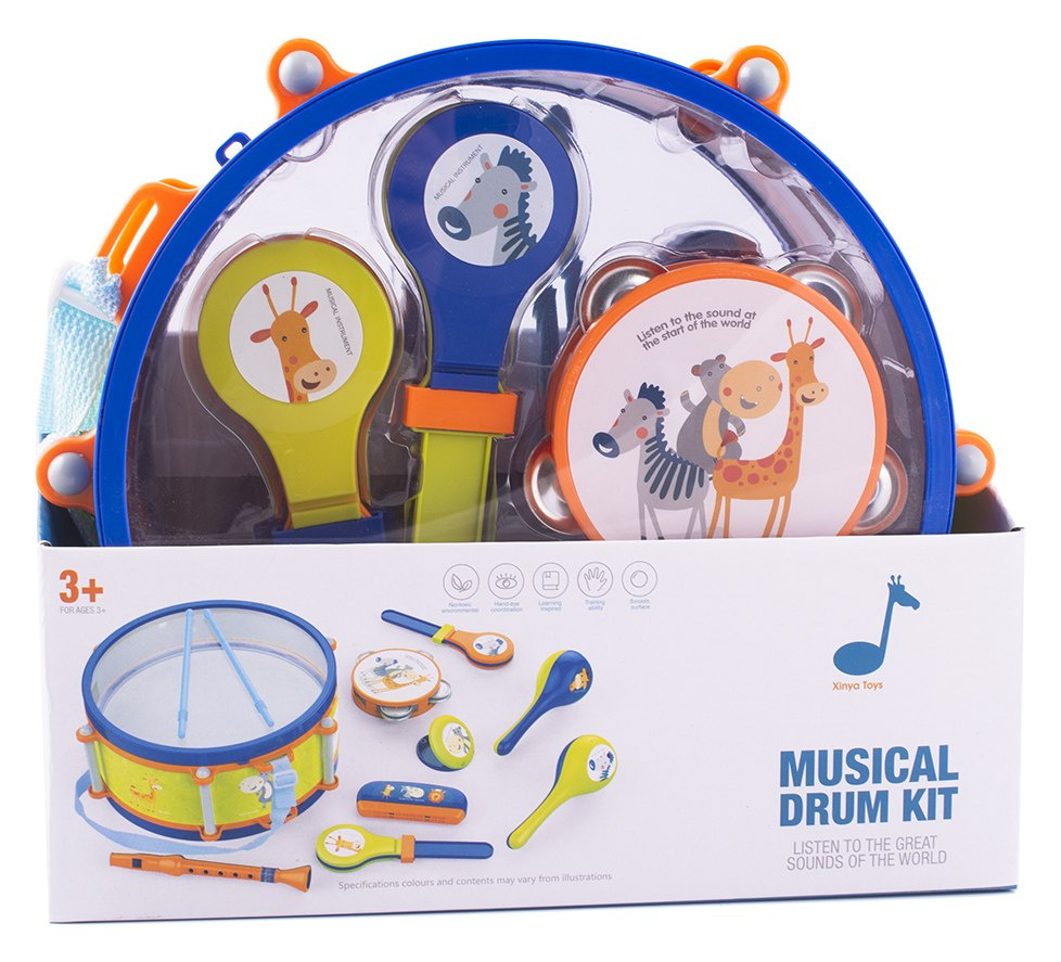 muzyczny zestaw dla dziecka bębenek