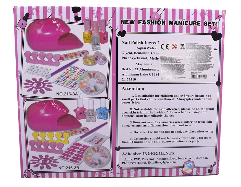 Zestaw do robienia manicure zabawka Zestaw do robienia manicure zabawka