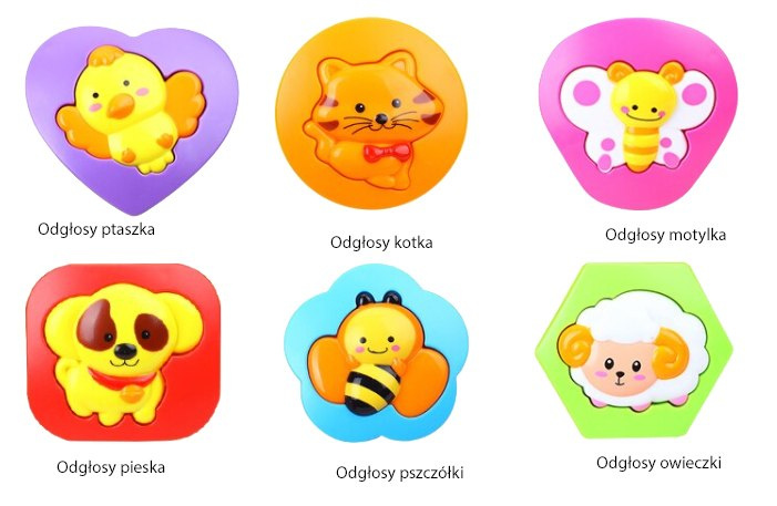 Interaktywna zabawka dla dziecka odgłosy dla dziecka Interaktywna zabawka dla dziecka odgłosy dla dziecka