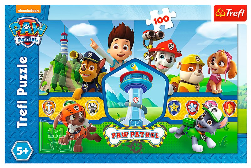 trefl puzzle psi patrol 100 dla dziecka trefl puzzle psi patrol 100 dla dziecka