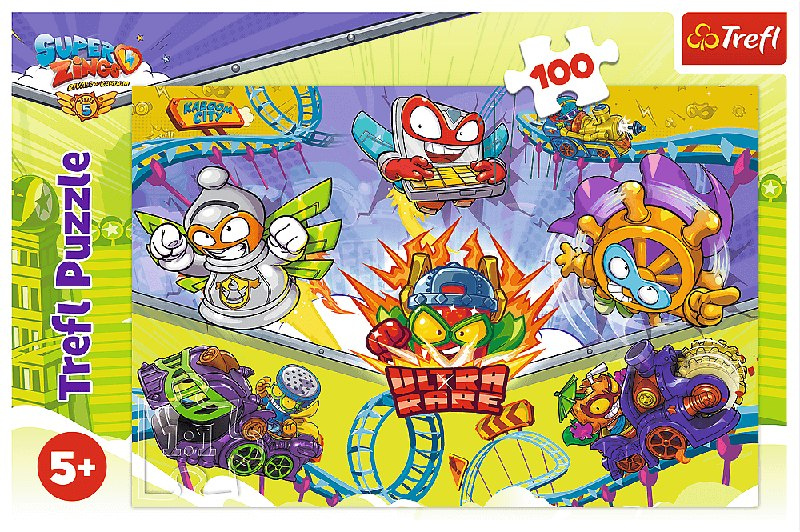 Puzzle 100 el Zwariowane Super Zings Puzzle 100 el Zwariowane Super Zings