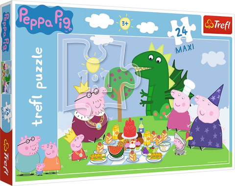Uczta Świnki Peppy puzzle Uczta Świnki Peppy puzzle