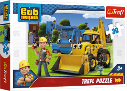 Trefl Puzzle 30 el. | Bob Budowniczy nowe wyzwanie, puzzle z motywem bajkowym