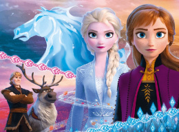 Trefl Puzzle 30 el. | Odwaga sióstr, puzzle z motywem bajki Frozen