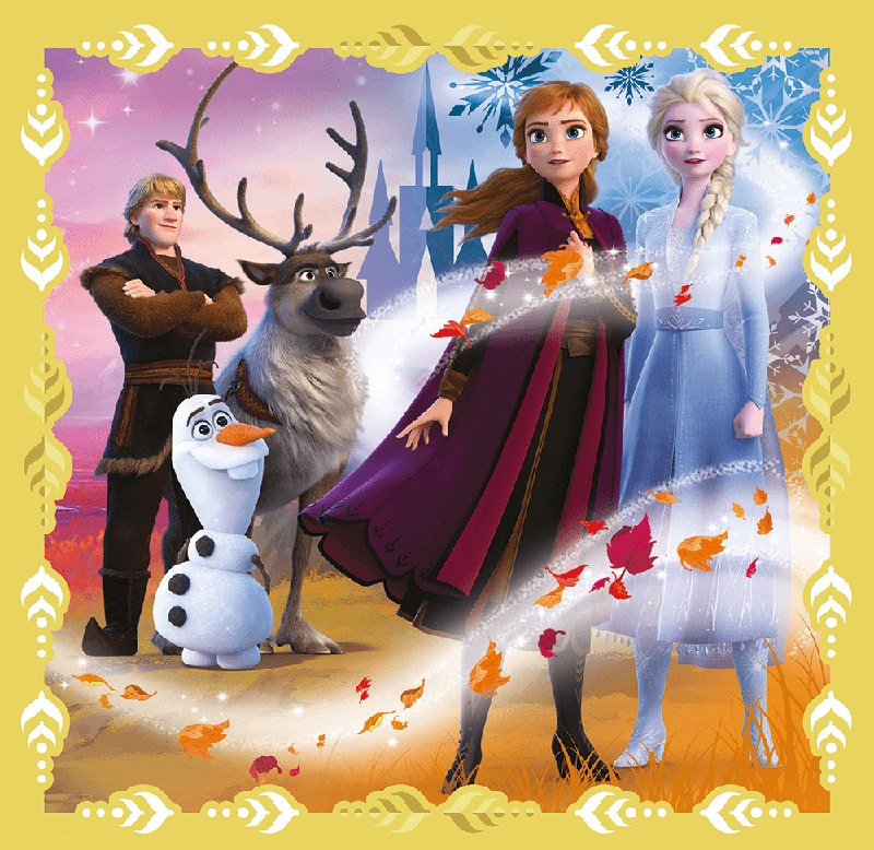 Puzzle dla dziecka 3w1 Frozen Puzzle dla dziecka 3w1 Frozen