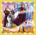 Puzzle dla dziecka 3w1 Frozen