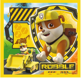 Trefl Puzzle 3w1 | Psi Patrol Marshall, Rubble i Chase, puzzle z motywem bajki Psi Patrol
