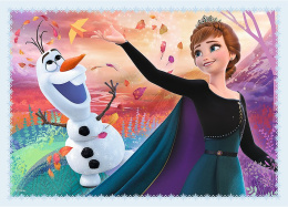 Puzzle W magicznym lesie Frozen