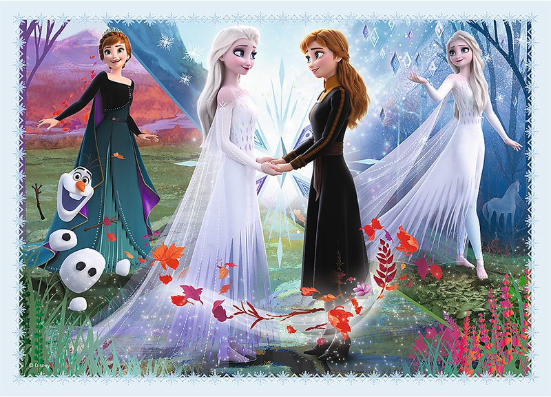 Puzzle 4 obrazki W magicznym lesie Puzzle 4 obrazki W magicznym lesie