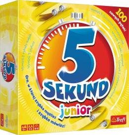 5 Sekund Junior Edycja 2019 Trefl- edukacyjna gra planszowa dla rodziny i przyjaciół