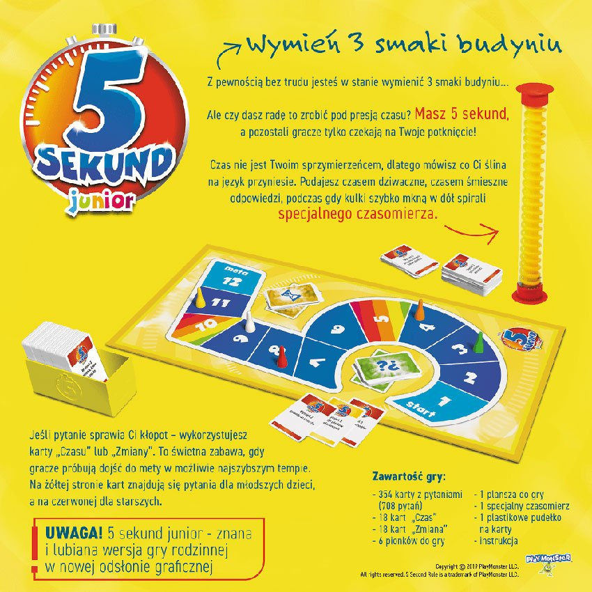 Gra 5 sekund 6+ Junior Gra 5 sekund 6+ Junior