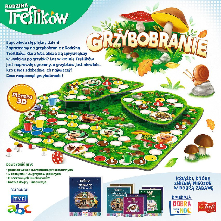 Gra dla dzieci Grzybobranie Trefl Gra dla dzieci Grzybobranie Trefl