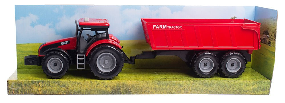 Pojazd rolniczy, traktor z przyczepą Pojazd rolniczy, traktor z przyczepą