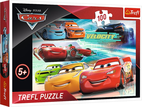 Bohaterowie wyscigu Cars Puzzle 100 el.